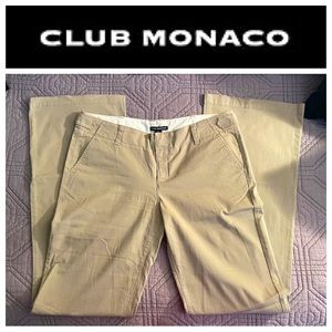 Club Monaco - Khaki Dress Pants - Beige Flap Pockets